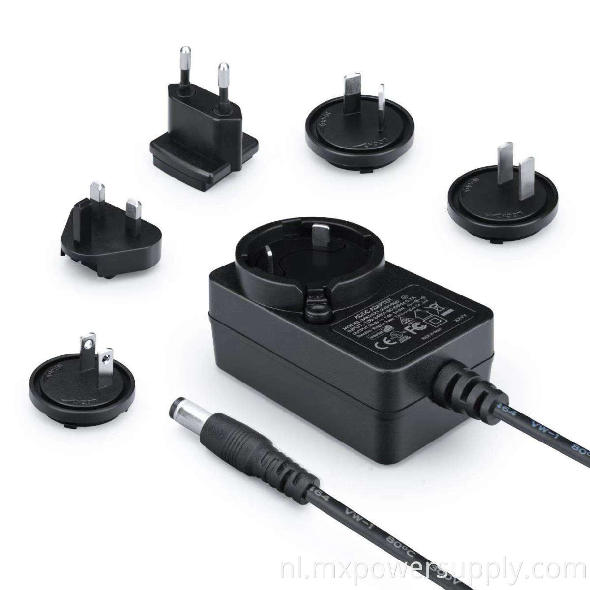 CE SAA PSE GS UL goedkeuring verwisselbare pluggen 9V 2.5A 3A AC DC Power Adapter gebruik voor versterker